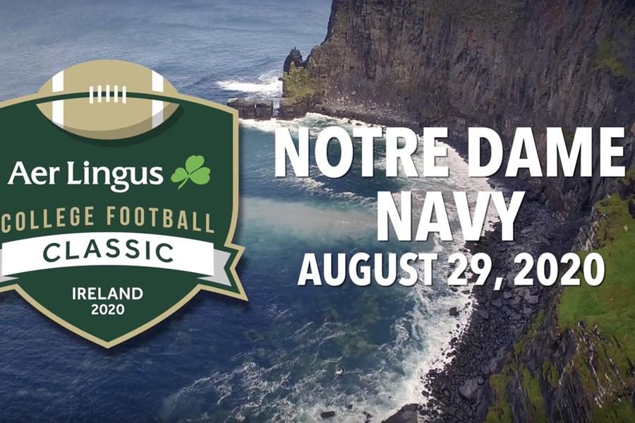 Notre Dame vs. Navy Classic August 2020 5 Day Tour in Dublin
